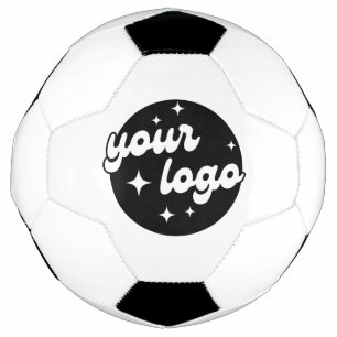 Promotionele Black & White Simple Business Logo Voetbal