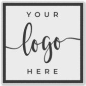 Promotionele Business Logo Bedrijf Branded Auto Sticker (Voorkant)