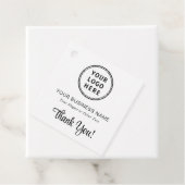 Promotionele Business Logo QR-code Bedankt Bedankjes Labels (In situ)