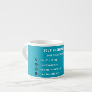 Promotionele espressomok voorbeeld voor bedrijfsme espresso kop
