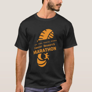 Promotionele evenementen voor liefdadigheidsmarath t-shirt