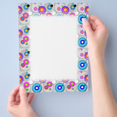 Promotionele FLYER - Pop Art CIRCLES ONTWERP (Hand)