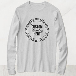 Promotionele grijze Logo Eenvoudige kleding T-shirt