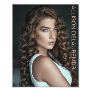 Promotionele Hoofdopnames   Moderne Acteur Foto Af Afdruk