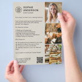 Promotionele Modern Custom Logo QR Event Planner Flyer (Hand)