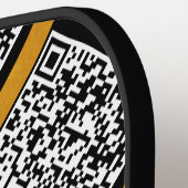 Promotionele moderne en creatieve gouden aangepast pickleball paddle (Links Detail)