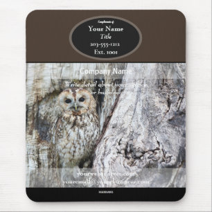 Promotionele Mousepad Owl HAMbyWG-Muismat Muismat