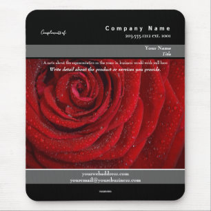 Promotionele Mousepad Red Rose. Thema - HAMbyWG Muismat