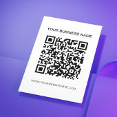 Promotionele QR-codemarketing Flyer