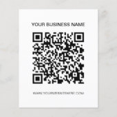 Promotionele QR-codemarketing Flyer (Voorkant)