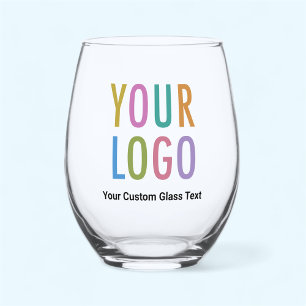 Promotionele Stemless Wine Glass met Business Logo Wijnglas Zonder Voet