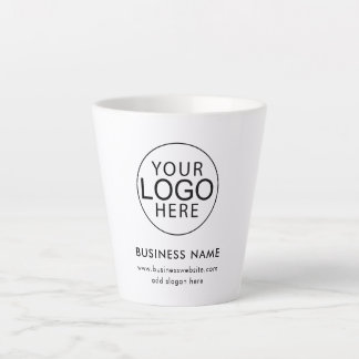 Promotionele swag bij Modern Business Logo Cafe Latte Mok