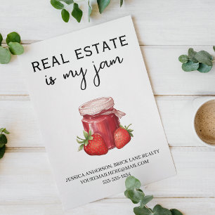 Promotionele vastgoed is mijn Jam Realty Briefkaart