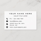 Promotionele Visitekaartje Voorbeeld Ontwerp uw ei (Voorkant)