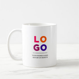 Promotionele zakelijke Logo en tekst Koffiemok
