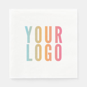 Promotionele Zakelijke Logo Moderne Bedrijfs Wit Servet