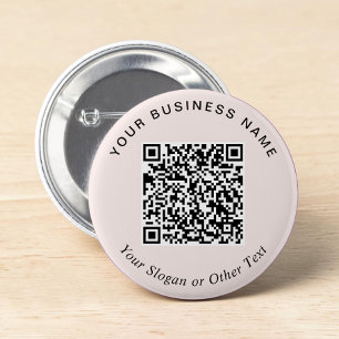 Promotionele Zakelijke Roze QR-code Speldje