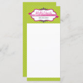 PROMOTIONNEL logo CARTE DE MARKETING chic chaux ro (Devant / Derrière)