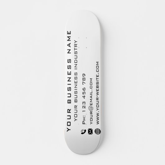 Promotions de skateboard d'entreprise personnalisé (Devant)