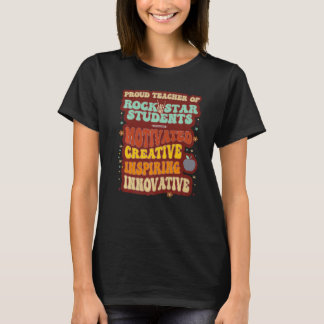  promotor van Rockstar-studenten leraar T-shirt