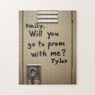 Promposal Ga met me naar het schoolbal vraag fot Legpuzzel
