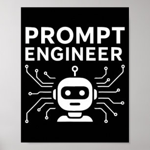 Prompt Engineer Kleding Grappige Ai Tech Humor Cad Poster