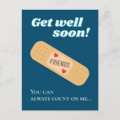 Prompt rétablissement Carte postale d'amis (Devant)