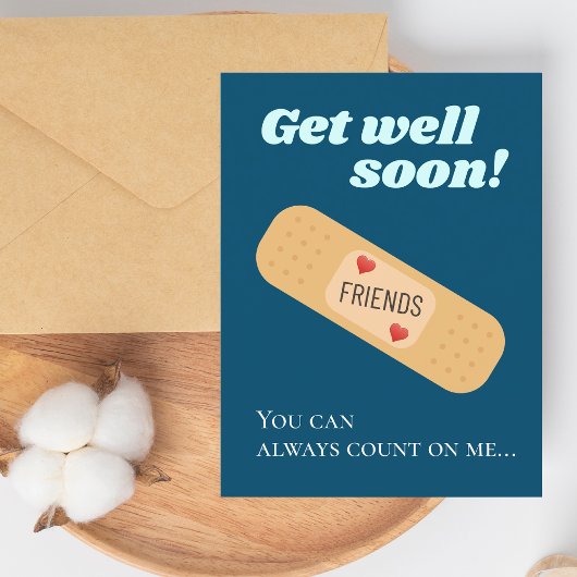 Prompt rétablissement Carte postale d'amis