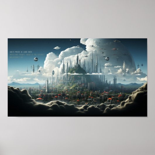 'Prompt: Wat is de toekomst?' Poster (Voorkant)