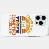 Prompting Beats Coding iPhone Hoesje | Tech Humor (Achterkant (horizontaal))