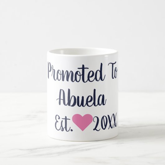 Promu À Abuela Navy & Pink Mug (Centre)