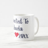 Promu À Abuela Navy & Red Mug (Devant droit)