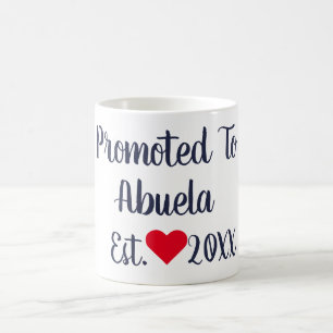 Promu À Abuela Navy & Red Mug