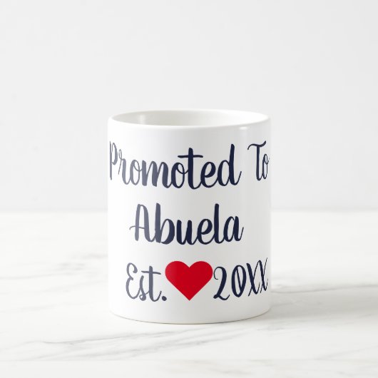 Promu À Abuela Navy & Red Mug (Centre)