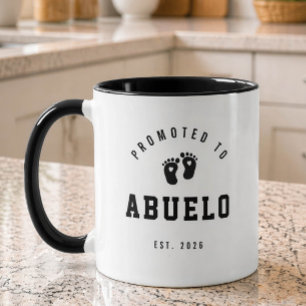 Promu à Abuelo Nouveau Mug pour Papy