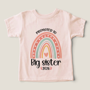 Promu À Big Sister 2026 Toddler Girls