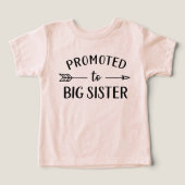 Promu à Big Sister New Baby Faire-part (Design Recto)