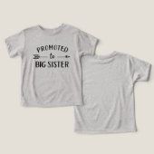 Promu à Big Sister New Baby Faire-part (Design Recto & Verso)