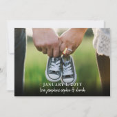 Promu à Big Sister Photo Faire-part bébé (Dos)