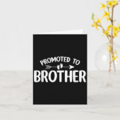 Promu À Frère Grossesse Funny Faire-part B (Fleur jaune)