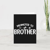 Promu À Frère Grossesse Funny Faire-part B (Devant)