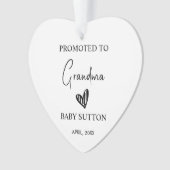 Promu à grand-mère Grossesse Faire-part Grande (devant)