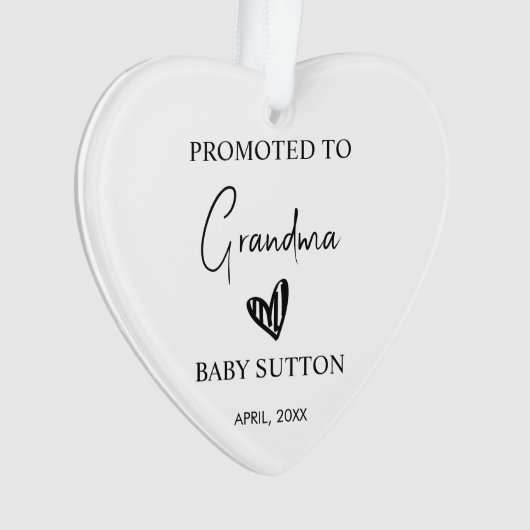 Promu à grand-mère Grossesse Faire-part Grande (devant)