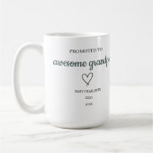 Promu à grand-père fantastique Mug personnalisé (Gauche)