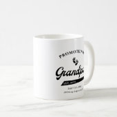 Promu à GrandPa Grossesse Faire-part Mug (Devant droit)