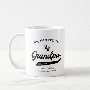 Promu à GrandPa Grossesse Faire-part Mug