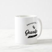 Promu à GrandPa Grossesse Faire-part Mug (Devant droit)