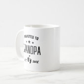 Promu à GrandPa Grossesse Faire-part Mug (Devant gauche)