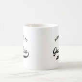 Promu à la mamie Grossesse Faire-part Mug (Centre)