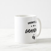 Promu à la mamie Grossesse Faire-part Mug (Devant droit)